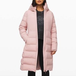 Smoky Blush street sleet jacket long